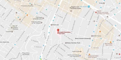 סאו פאולו החולים מפה